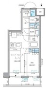 パークアクシス品川シーサイド 404 間取り図