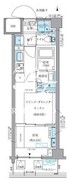 パークアクシス品川シーサイド 405 間取り図