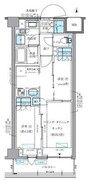 パークアクシス品川シーサイド 406 間取り図