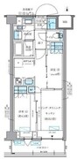 パークアクシス品川シーサイド 408 間取り図