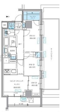 パークアクシス品川シーサイド 411 間取り図