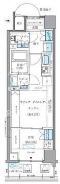 パークアクシス品川シーサイド 302 間取り図
