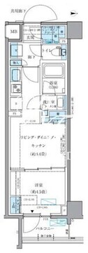 パークアクシス品川シーサイド 213 間取り図