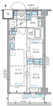 パークアクシス品川シーサイド 209 間取り図