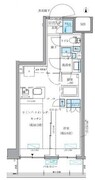 パークアクシス品川シーサイド 206 間取り図