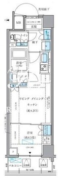 パークアクシス品川シーサイド 202 間取り図