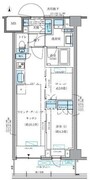 パークアクシス品川シーサイド 506 間取り図
