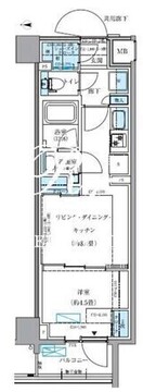 パークアクシス品川シーサイド 103 間取り図