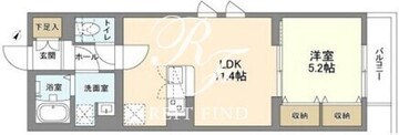 ウェルスクエア幡ヶ谷 202 間取り図