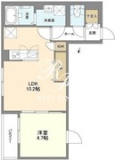 ウェルスクエア幡ヶ谷 204 間取り図