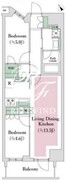 オープンレジデンシア日暮里 403 間取り図