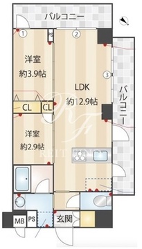 ズーム練馬高野台 306 間取り図