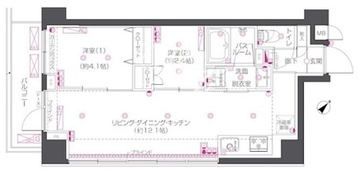 ズーム練馬高野台 309 間取り図