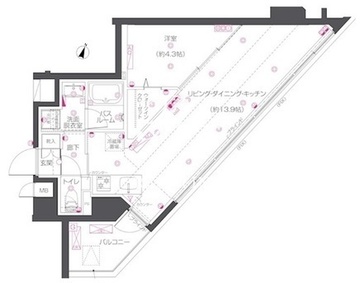 ズーム練馬高野台 701 間取り図