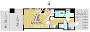 アクシス東浅草 801 間取り図