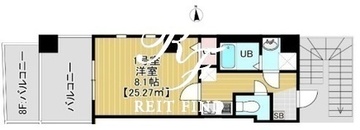 アクシス東浅草 1001 間取り図