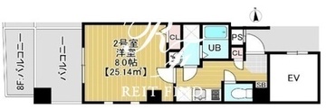 アクシス東浅草 1002 間取り図