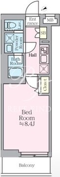アイルグランデ押上ノースドゥーエ 101 間取り図