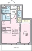 アイルグランデ押上ノースドゥーエ 107 間取り図