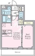 アイルグランデ押上ノースドゥーエ 409 間取り図