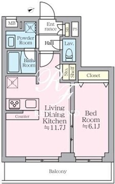 アイルグランデ押上ノースドゥーエ 409 間取り図