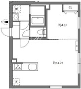 セレヌコート新江古田 101 間取り図