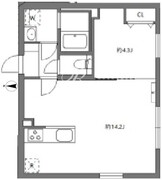 セレヌコート新江古田 301 間取り図