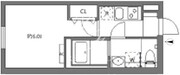 セレヌコート新江古田 404 間取り図