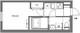 セレヌコート新江古田 404 間取り図