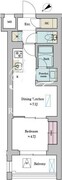 ブリリアイスト洗足池の杜 207 間取り図