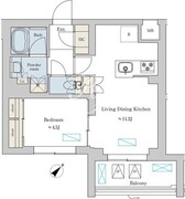ブリリアイスト洗足池の杜 212 間取り図