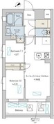 ブリリアイスト洗足池の杜 506 間取り図