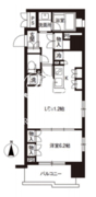 レジディア御茶ノ水 1205 間取り図