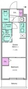 ドゥーエ梅屋敷 405 間取り図
