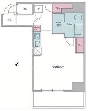 ブルーノコート蒲田 312 間取り図