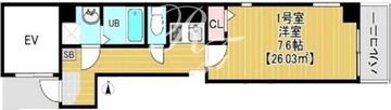 ブランコート南千住 601 間取り図