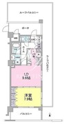 ソアラノーム碑文谷 410 間取り図