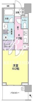 クロスエアタワー 1314 間取り図