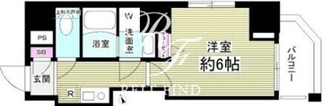 グランツ門前仲町 402 間取り図