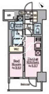 リビオメゾン浅草橋 1103 間取り図
