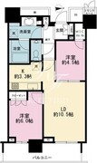 ザ・パークハウス晴海タワーズティアロレジデンス 2814 間取り図