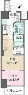 ザ・パークワンズ渋谷本町 401 間取り図