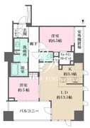ザ・パークハウス恵比寿 303 間取り図
