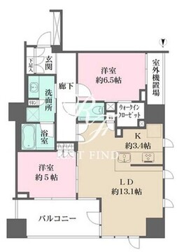 ザ・パークハウス恵比寿 303 間取り図