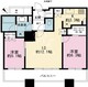 ザ・パークハウス西新宿タワー60 4802 間取り図
