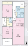 The MANOR KYODO 303 間取り図
