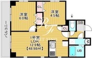 ソリニア日暮里 301 間取り図