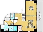 ソリニア日暮里 202 間取り図