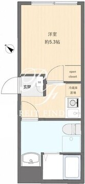 フラシア板橋本町 101 間取り図
