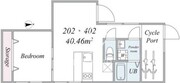 ザトリアス三宿 302 間取り図